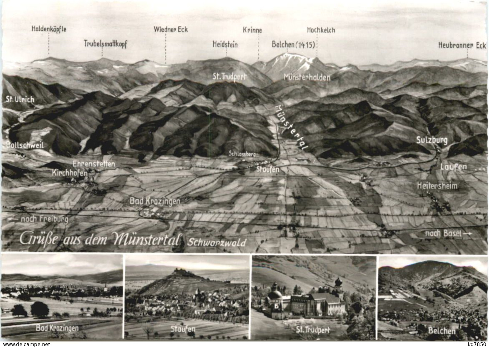 Grüsse Aus Dem Münstertal Schwarzwald, Div. Bilder - Münstertal