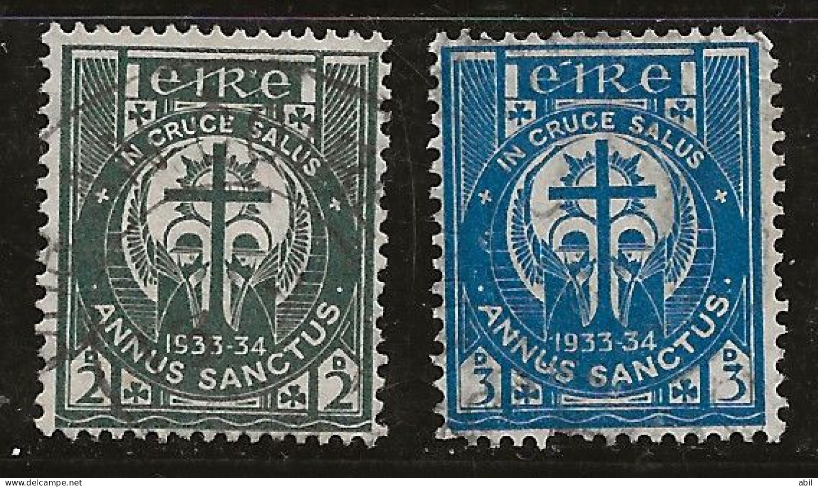 Irlande 1933 N° Y&T : 62 Et 63 Obl. - Used Stamps