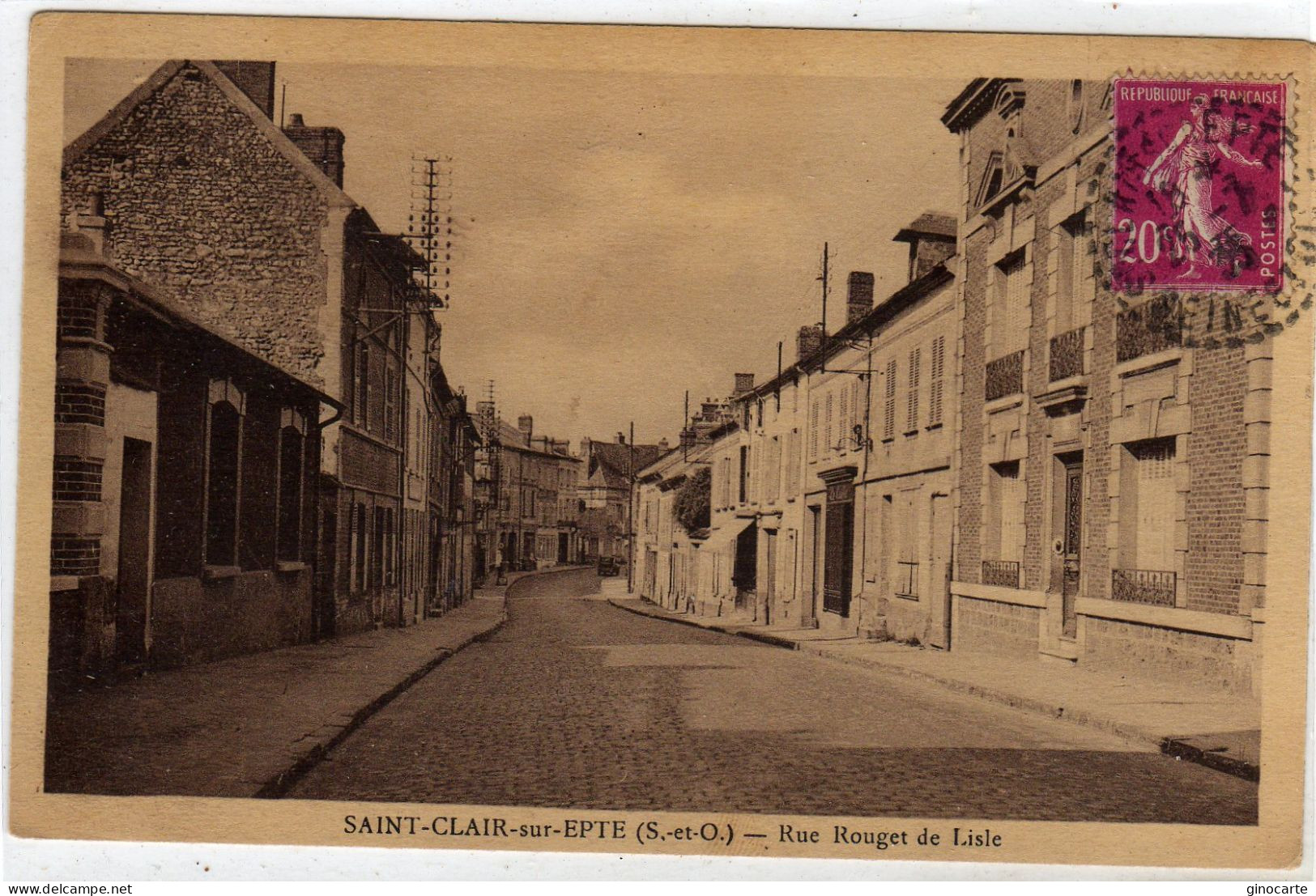 St Saint Clair Sur Epte Rue Rouget De Lisle - Saint-Clair-sur-Epte