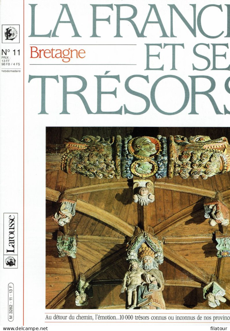 BRETAGNE - 8 fascicules LAROUSSE (23,5 x 29,7) 1986:87- 160 pages - nombreuses photos