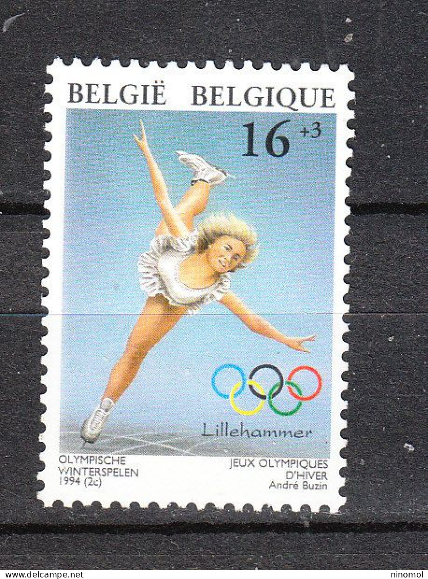 Belgio   -   1994. Pattinaggio Artistico Su Ghiaccio A Lillehammer. Artistic Ice Skating. MNH - Pattinaggio Artistico