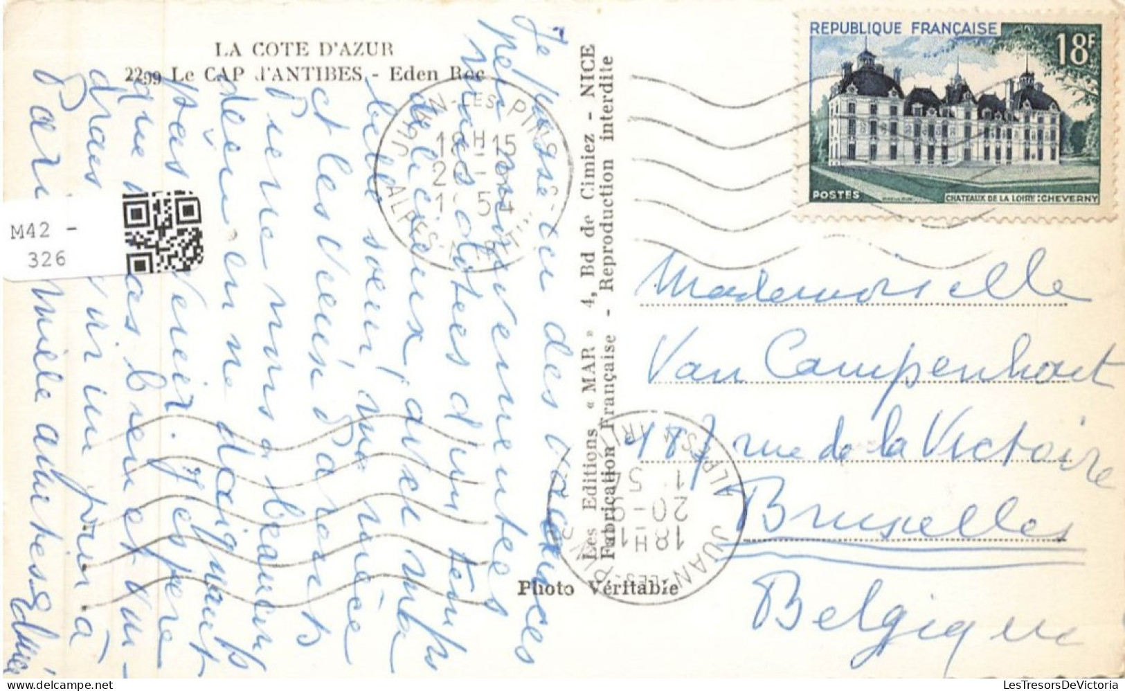 FRANCE - Le Cap D'Antibes - Eden Rec - Piscine - Océan - Animé - Hôtel - Carte Postale Ancienne - Cap D'Antibes - La Garoupe