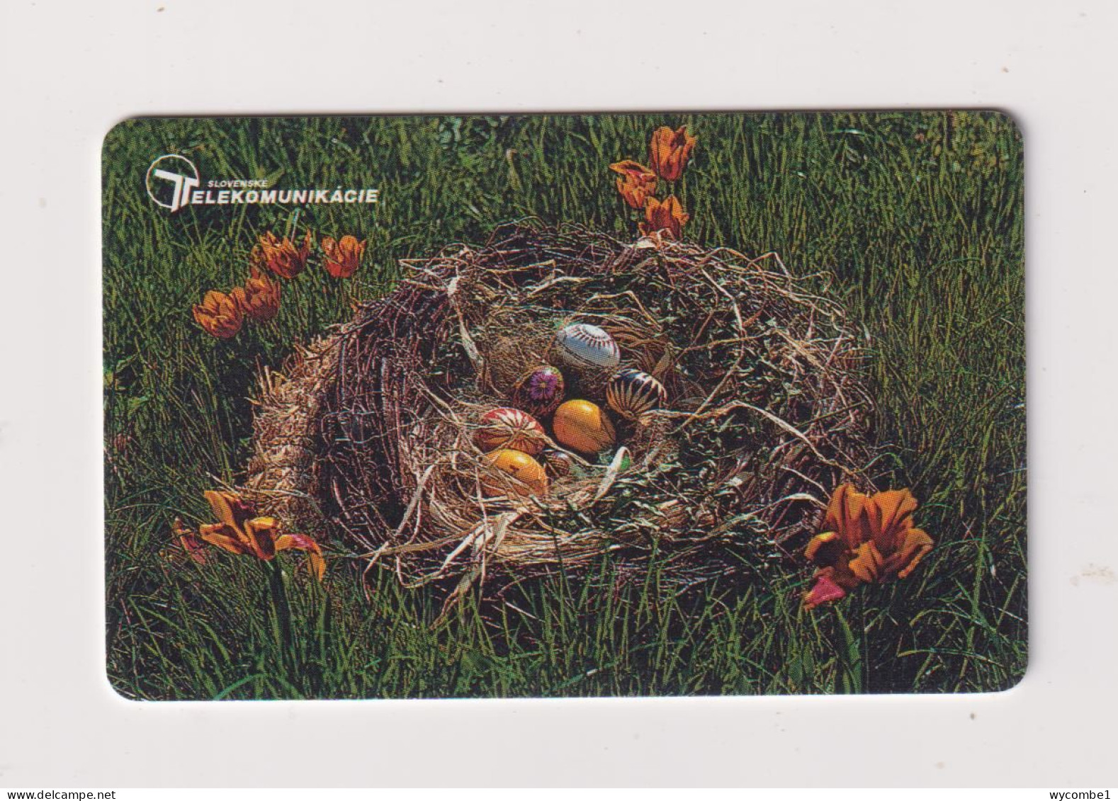 SLOVAKIA  - Easter Painted Eggs Chip Phonecard - Slowakei