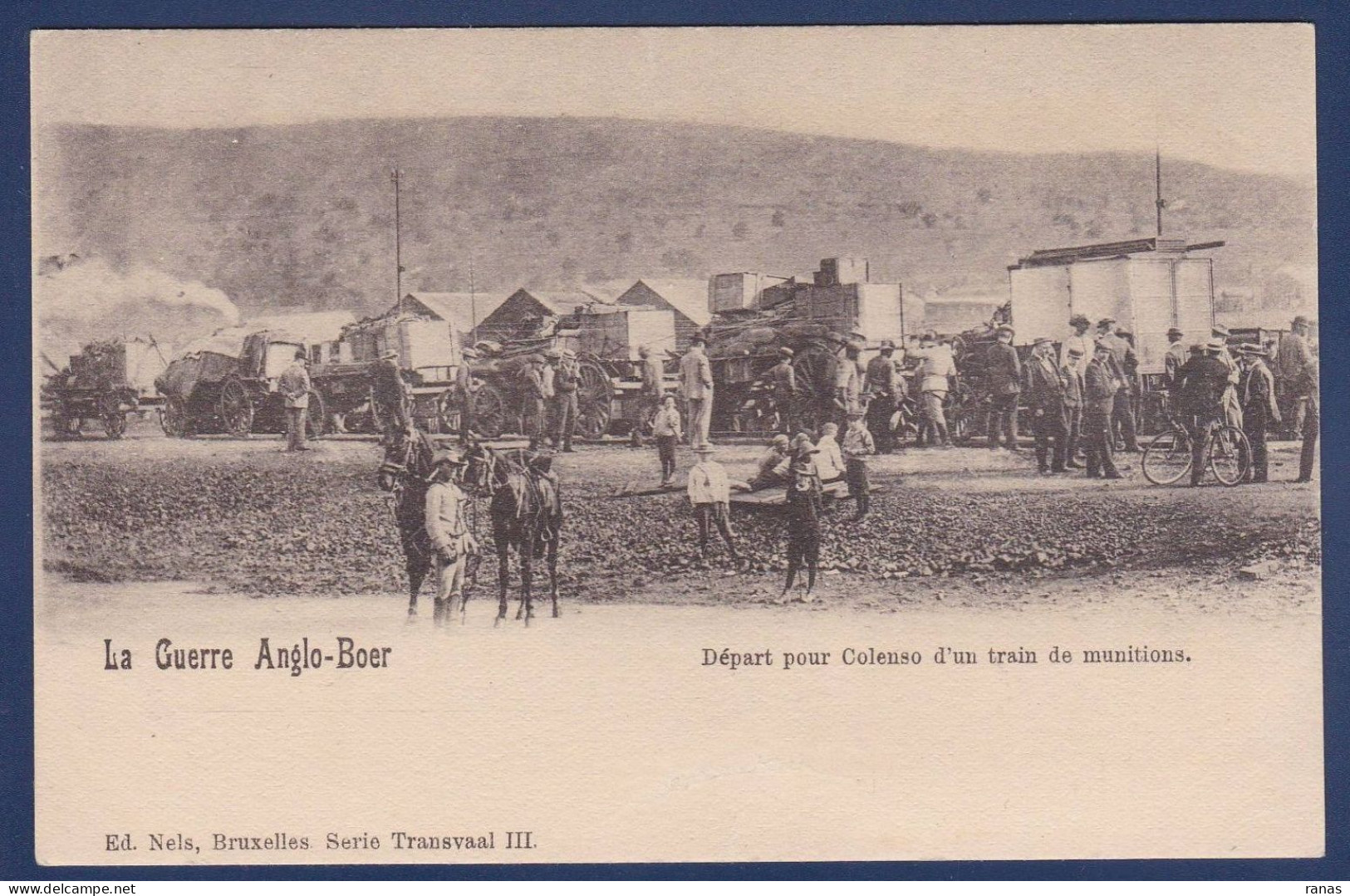 CPA Afrique Du Sud Transvaal Guerre War Des Boers Angleterre Non Circulé Train Chemin De Fer - South Africa