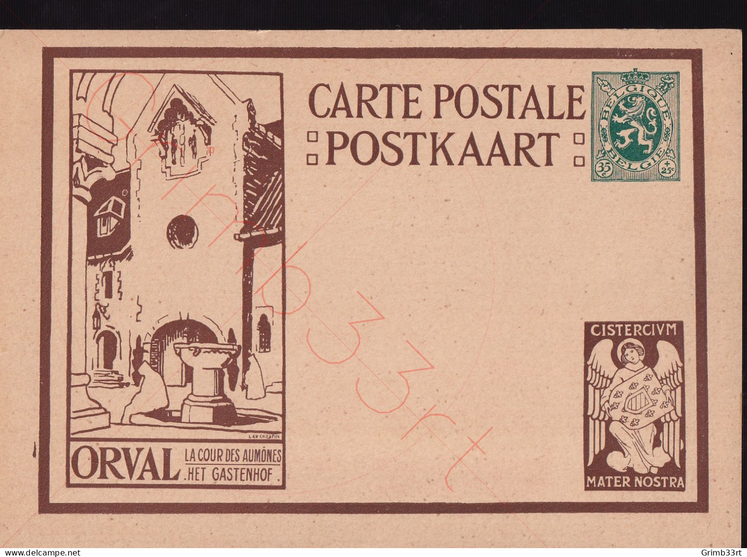 Orval - La Cour Des Aumônes - Postkaart - Postkarten 1909-1934