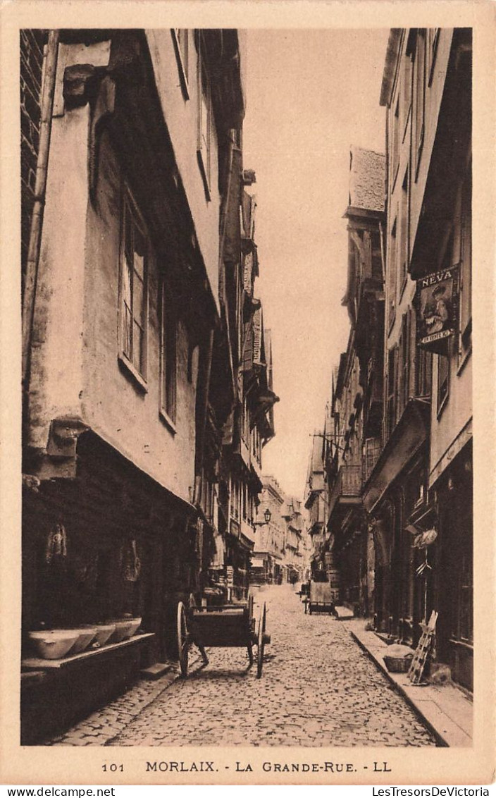 FRANCE - Morlaix - La Grande-rue - Carte Postale Ancienne - Morlaix