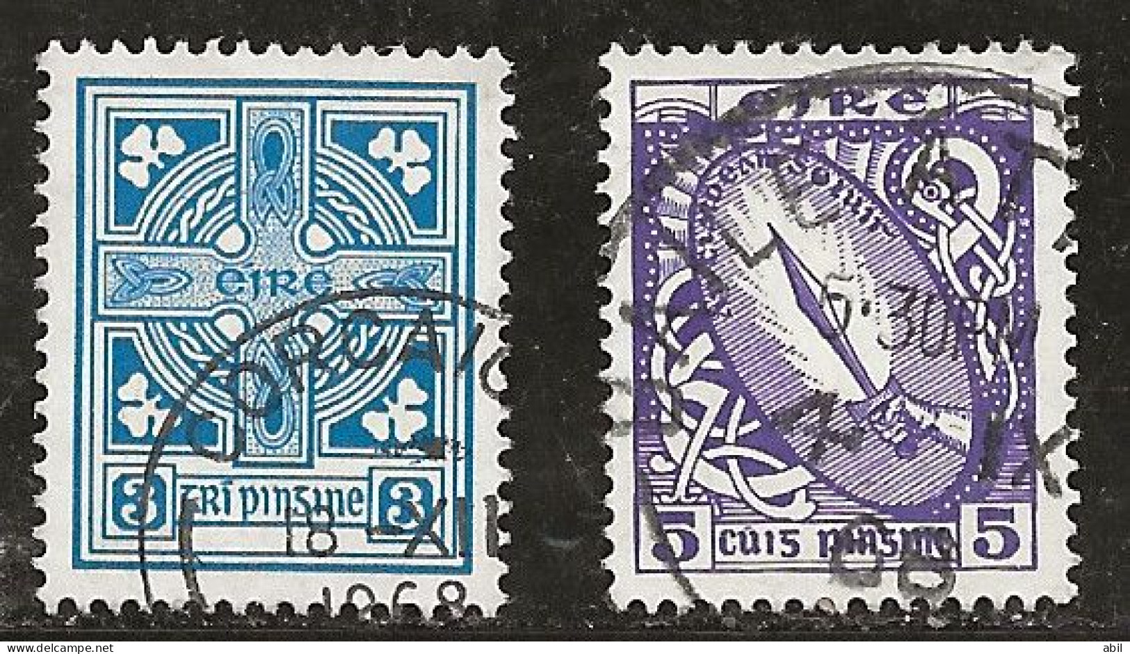 Irlande 1967 N° Y&T : 193 Et 194 Obl. - Usados