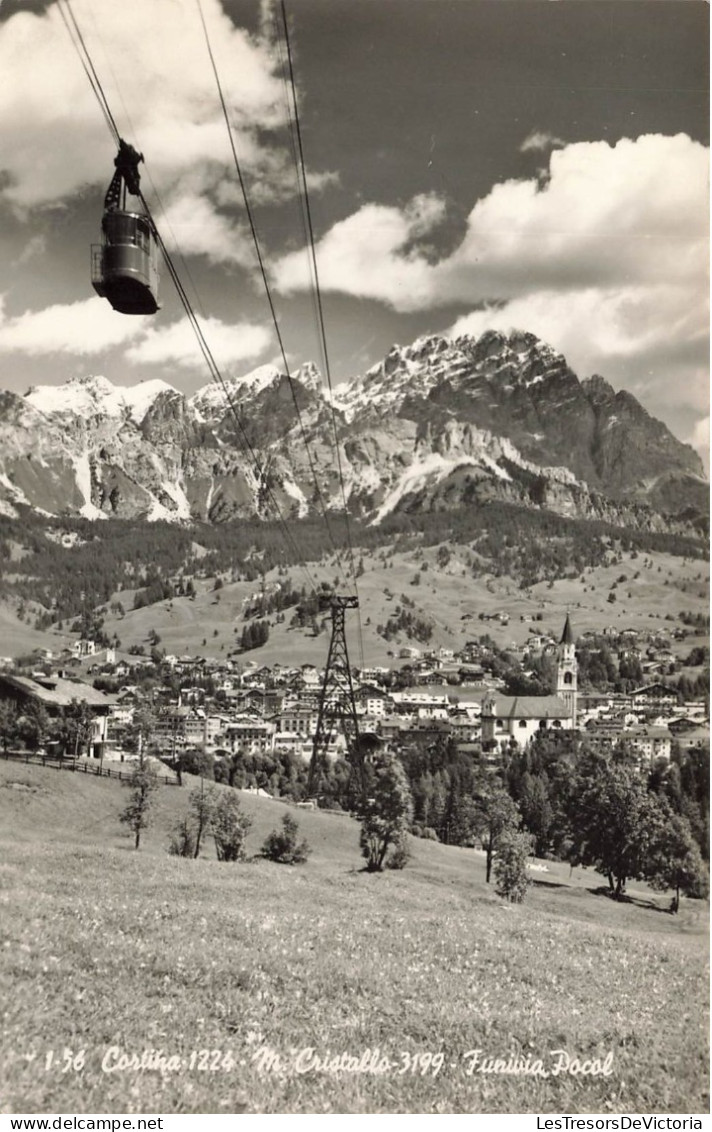 ITALIE - Belluno - Cortina Monte Cristallo Funivia Di Pocol - Téléphérique - Carte Postale Ancienne - Belluno