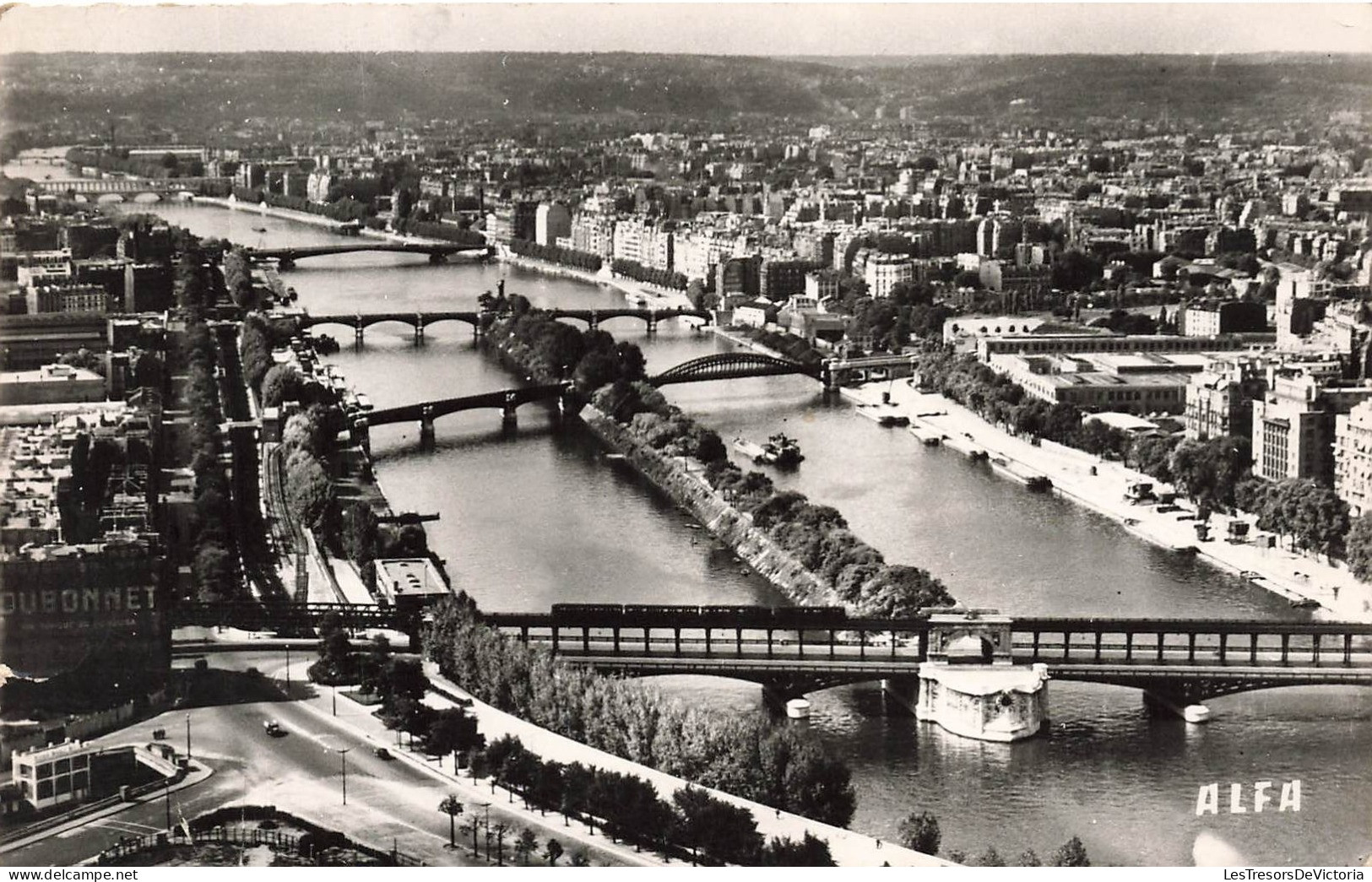 FRANCE - Paris - La Seine Vers Passy - Fleuve - Pont - Carte Postale Ancienne - De Seine En Haar Oevers