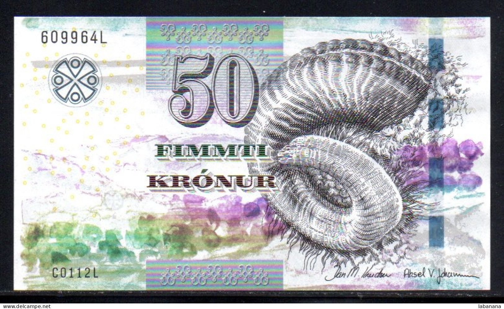 685-Féroé 50 Kronur 2001 609L Neuf/unc - Faroe Islands