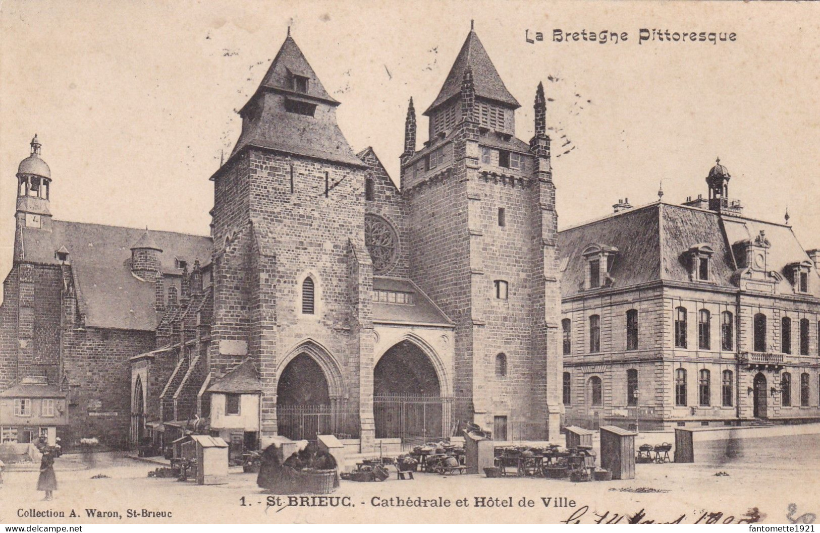 BREST CATHEDRALE ET HOTEL DE VILLE (dil70) - Brest