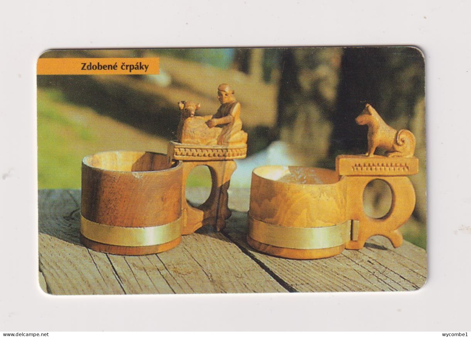 SLOVAKIA  - Wooden Cups Chip Phonecard - Slovakia