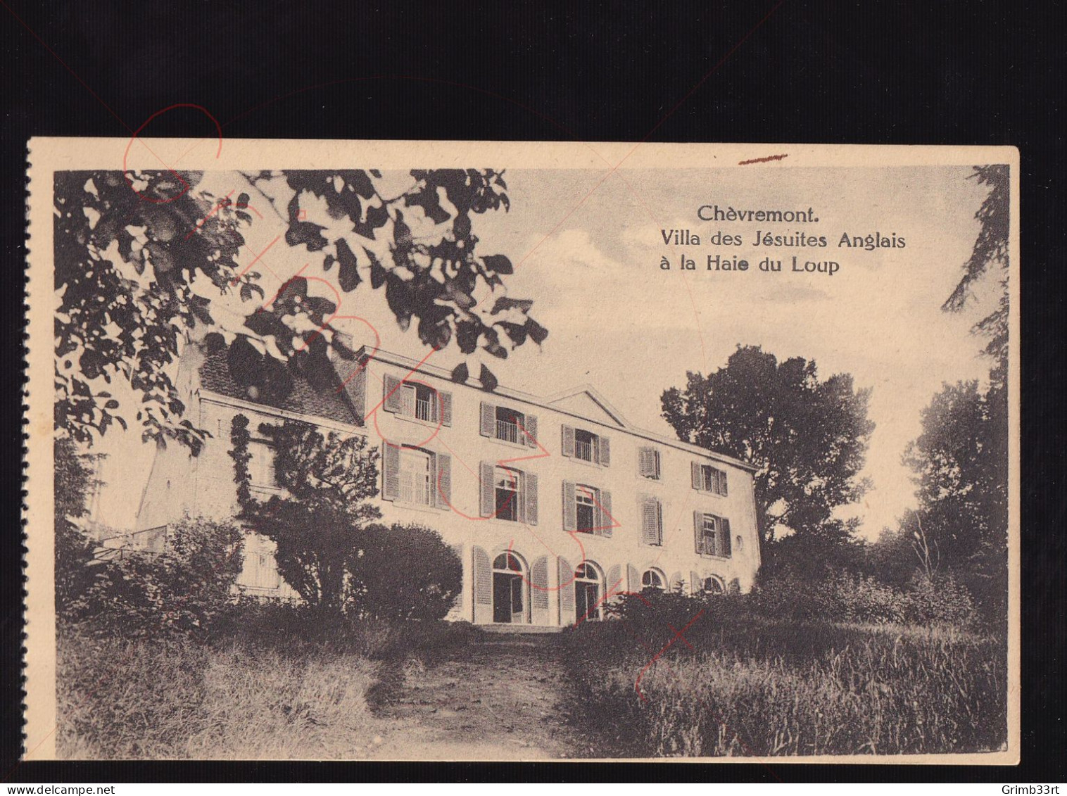 Chèvremont - Villa Des Jésuites Anglais à La Haie Du Loup - Postkaart - Chaudfontaine