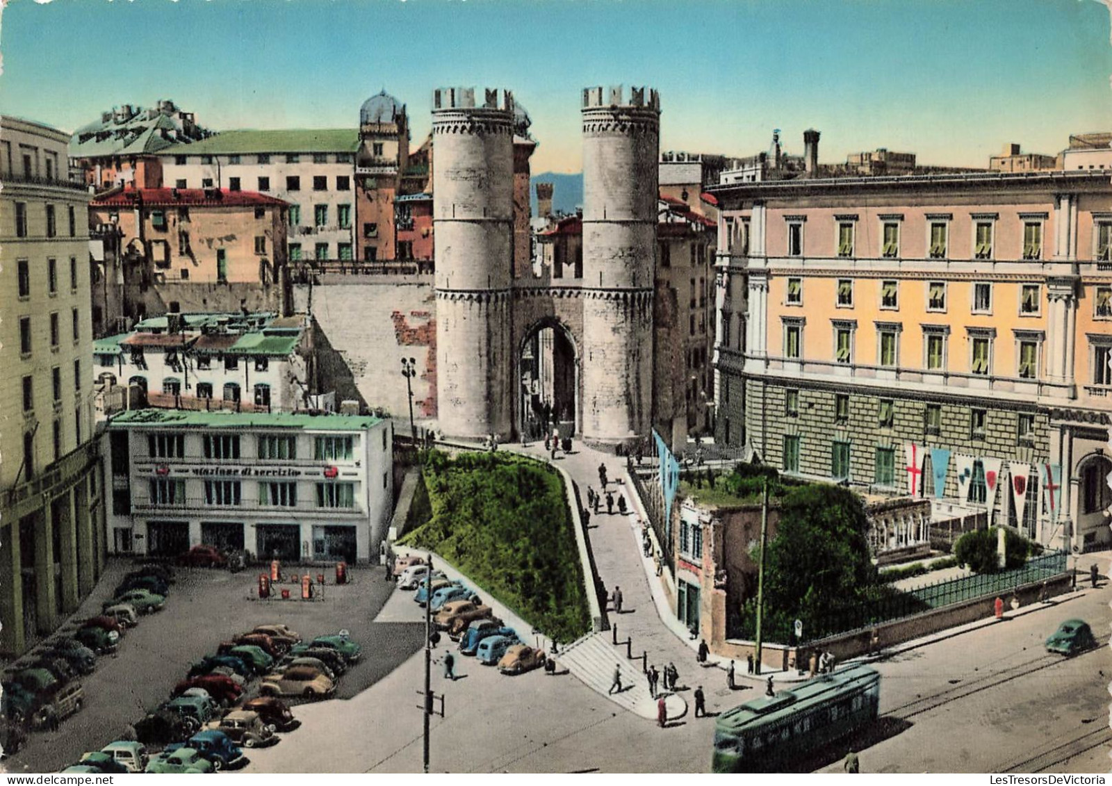 ITALIE - Genova - Casa Di C Colombo E Torri Di S Andrea - La Maison De Cristoforo Colombo  - Carte Postale Ancienne - Genova (Genua)