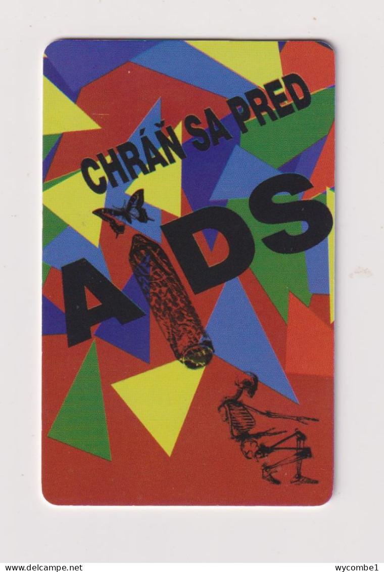 SLOVAKIA  - Anti AIDS Chip Phonecard - Slovacchia