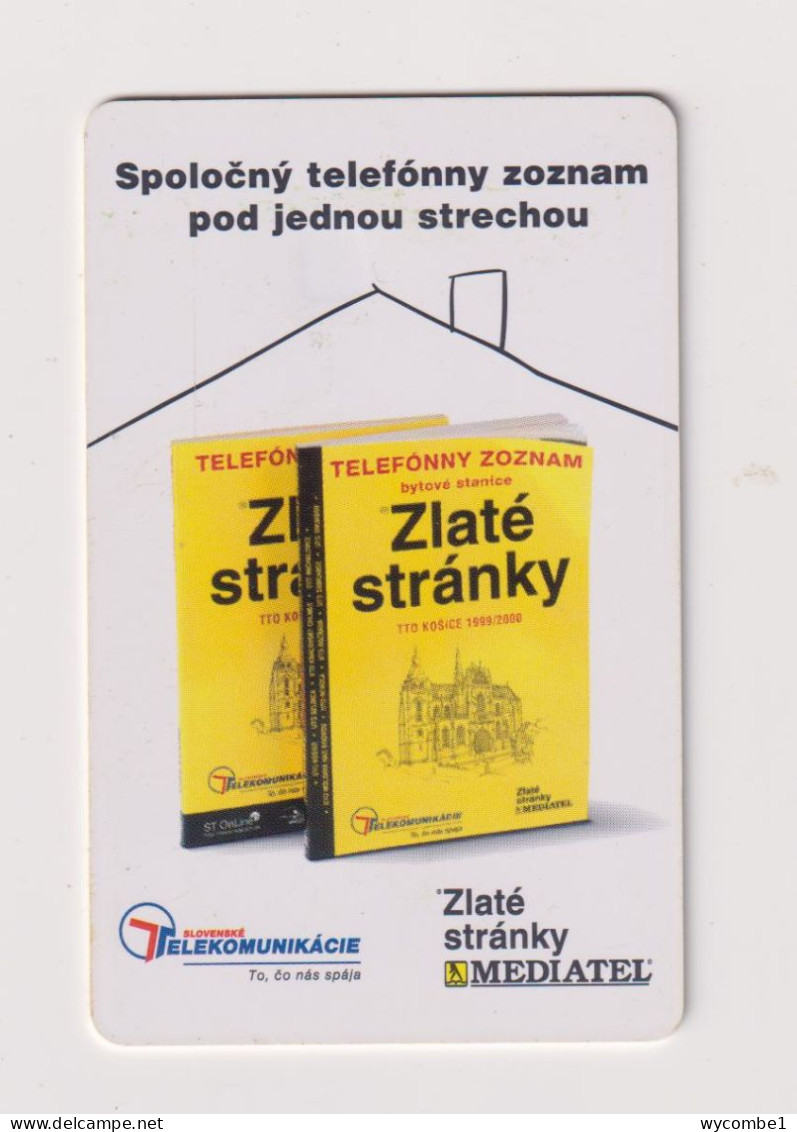 SLOVAKIA  - Yellow Pages Chip Phonecard - Eslovaquia
