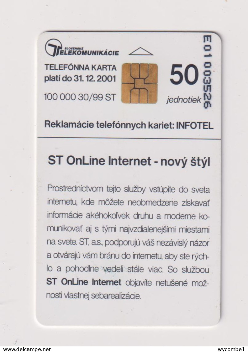 SLOVAKIA  - ST Online Internet Chip Phonecard - Slovakia