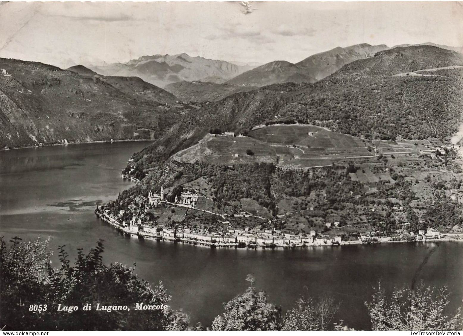 ITALIE - Como - Lago Di Lugano - Morcote - Lac - Montagnes - Carte Postale Ancienne - Como