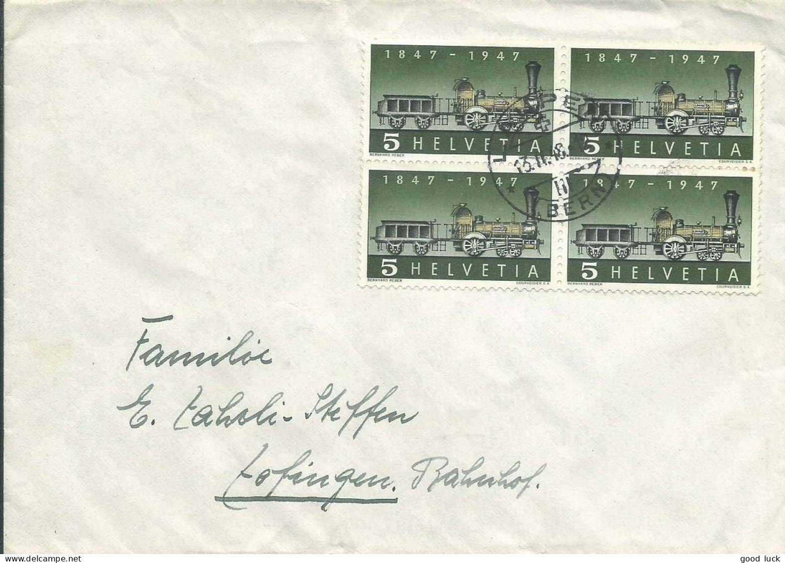 SUISSE LETTRE 20 F BERNE POUR ZOFINGEN ( SUISSE ) DE 1983 LETTRE COVER - Cartas & Documentos