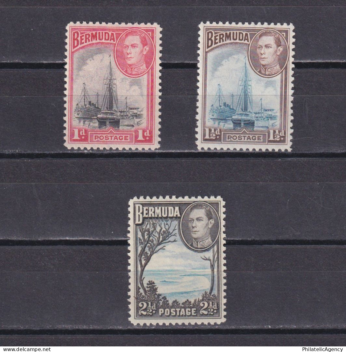 BERMUDA 1938, SG #110-113a, Part Set, MH - Bermuda