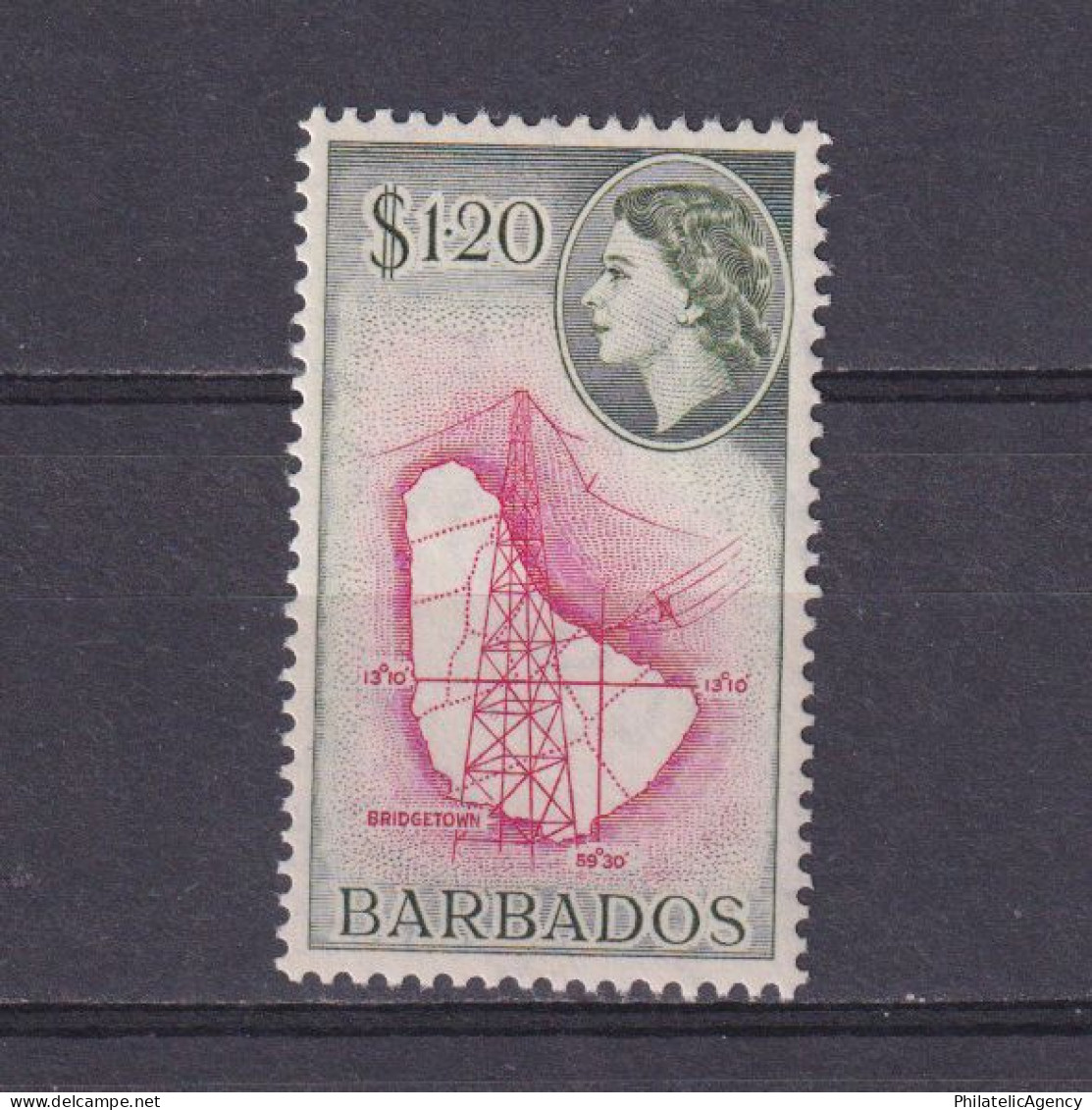 BARBADOS 1953, SG #300, CV £19, MH - Barbados (...-1966)