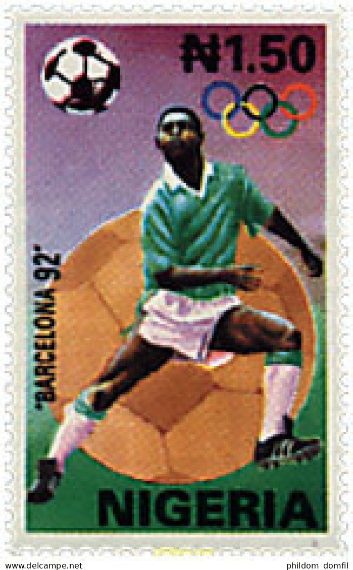 27670 MNH NIGERIA 1992 25 JUEGOS OLIMPICOS VERANO BARCELONA 1992 - Nigeria (1961-...)