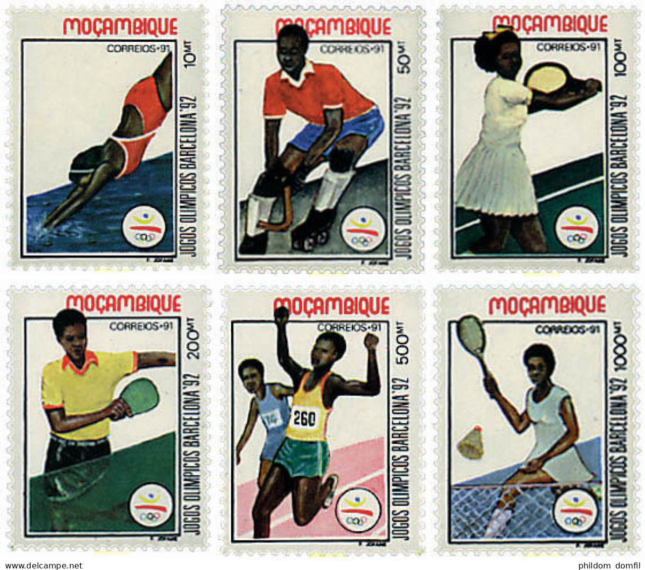 73873 MNH MOZAMBIQUE 1991 25 JUEGOS OLIMPICOS VERANO BARCELONA 1992 - Mozambique