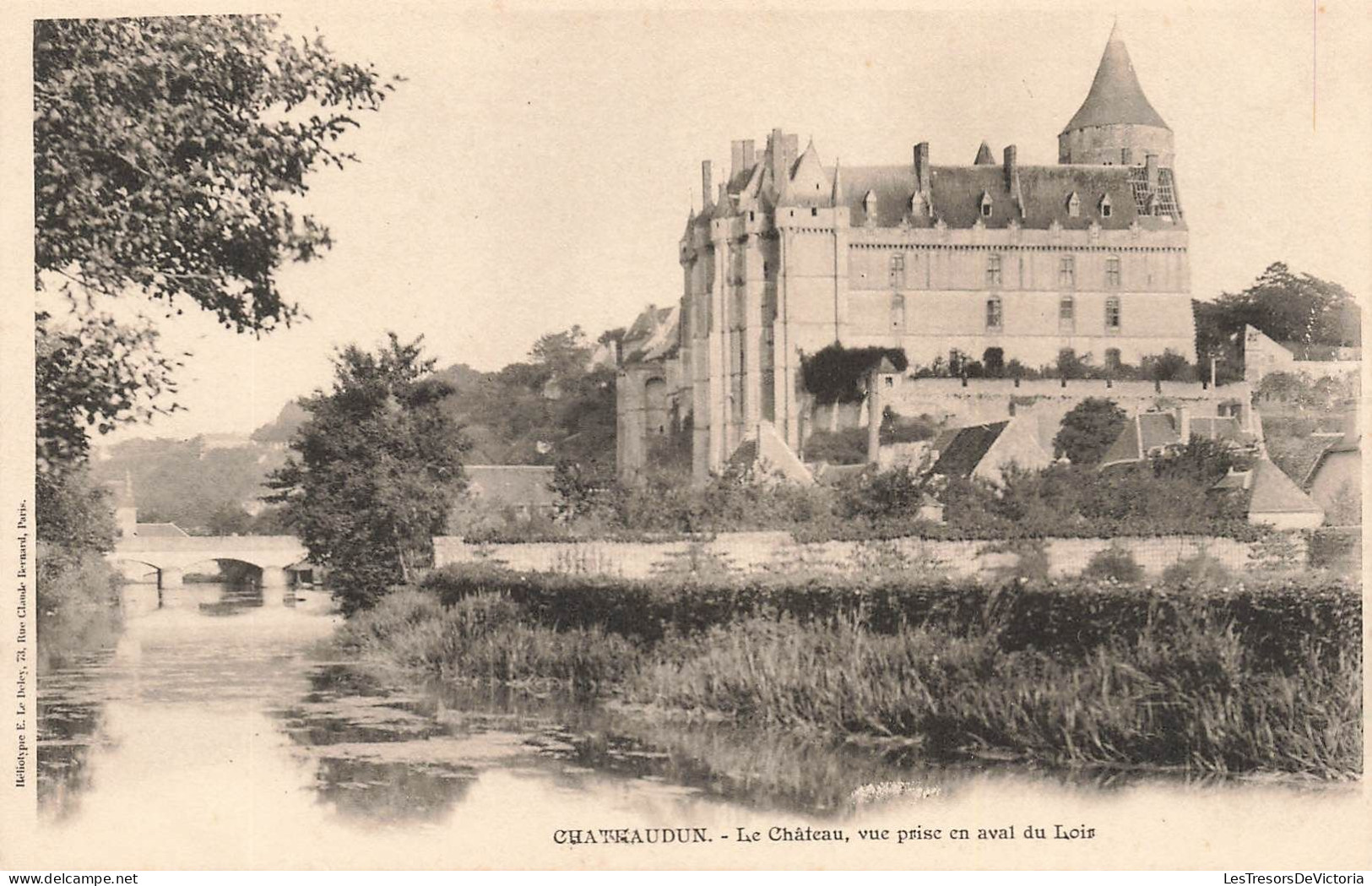 FRANCE - Châteaudun - Le Château - Vue Prise En Aval Du Loir - Carte Postale Ancienne - Chateaudun