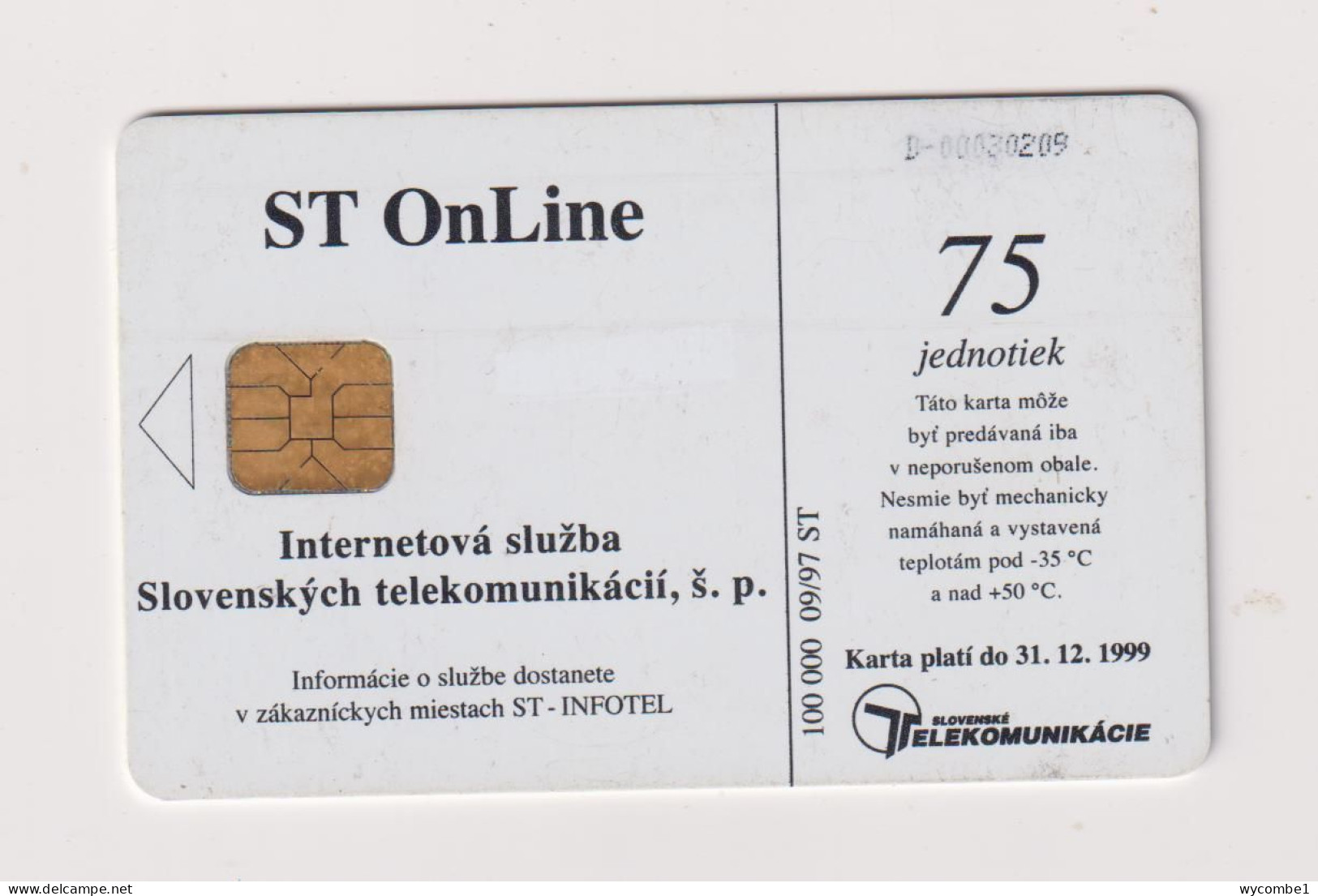 SLOVAKIA  - Surfing The Internet Chip Phonecard - Slovaquie