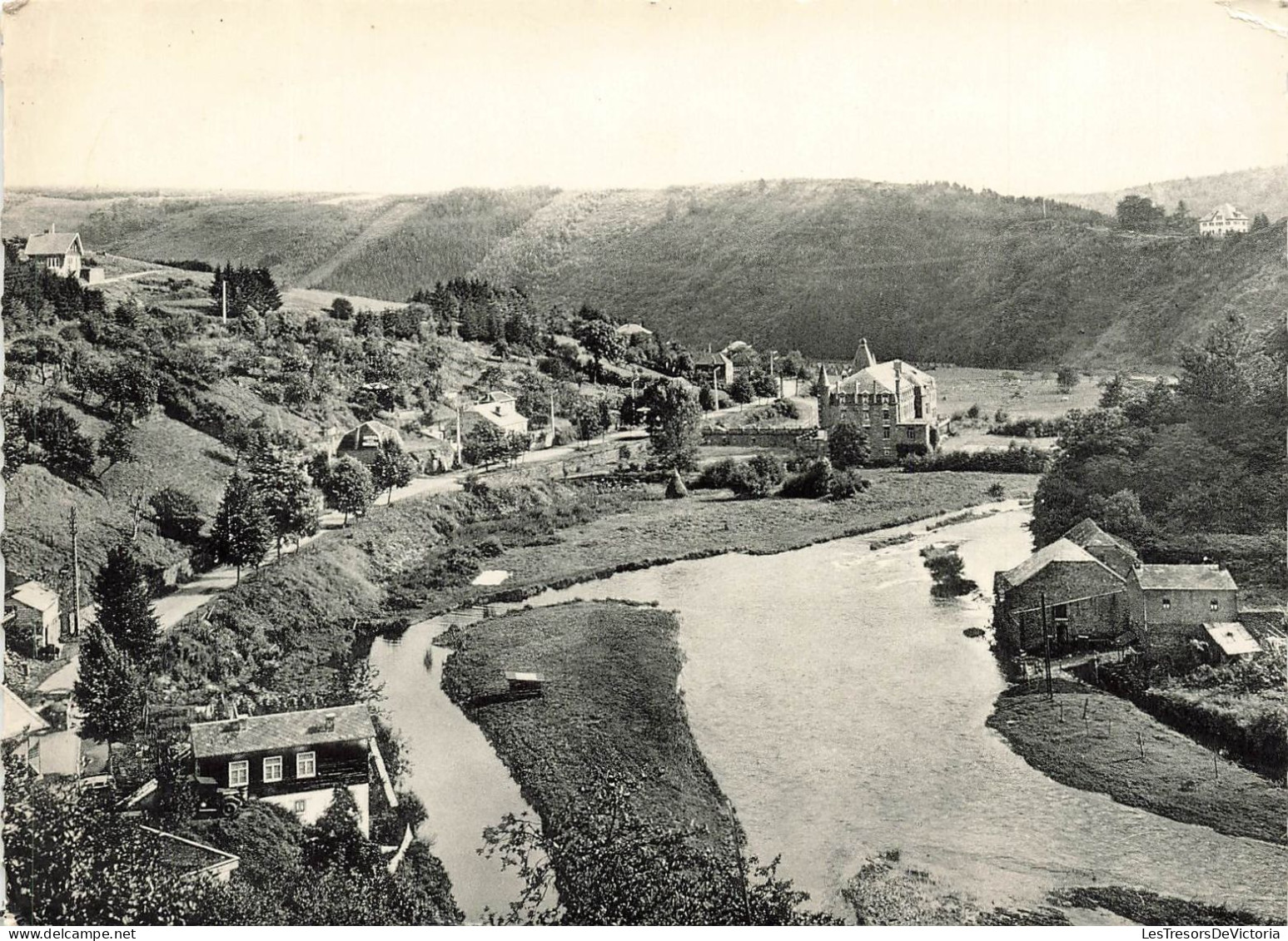 BELGIQUE - La Roche En Ardenne - Vallée De L'Ourthe Et Le Grand Hôtel Des Bains  - Carte Postale - La-Roche-en-Ardenne