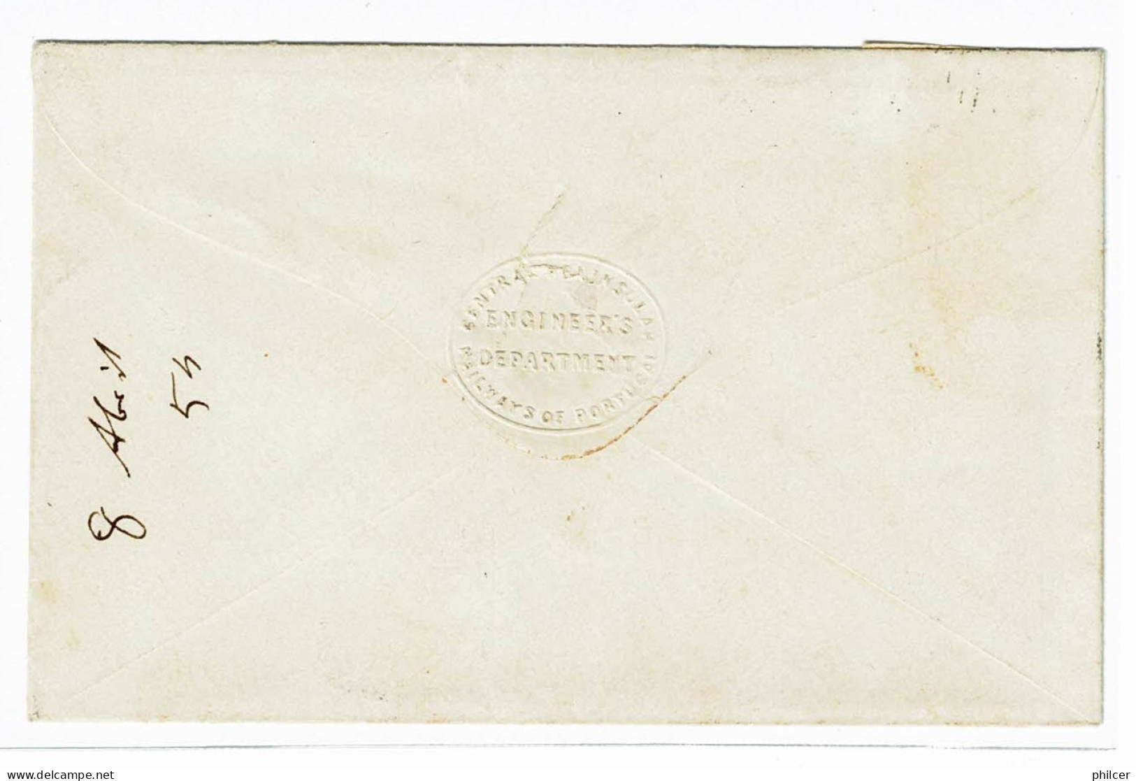 Portugal, 1854, # 2, Para Vila Franca De Xira - Lettres & Documents