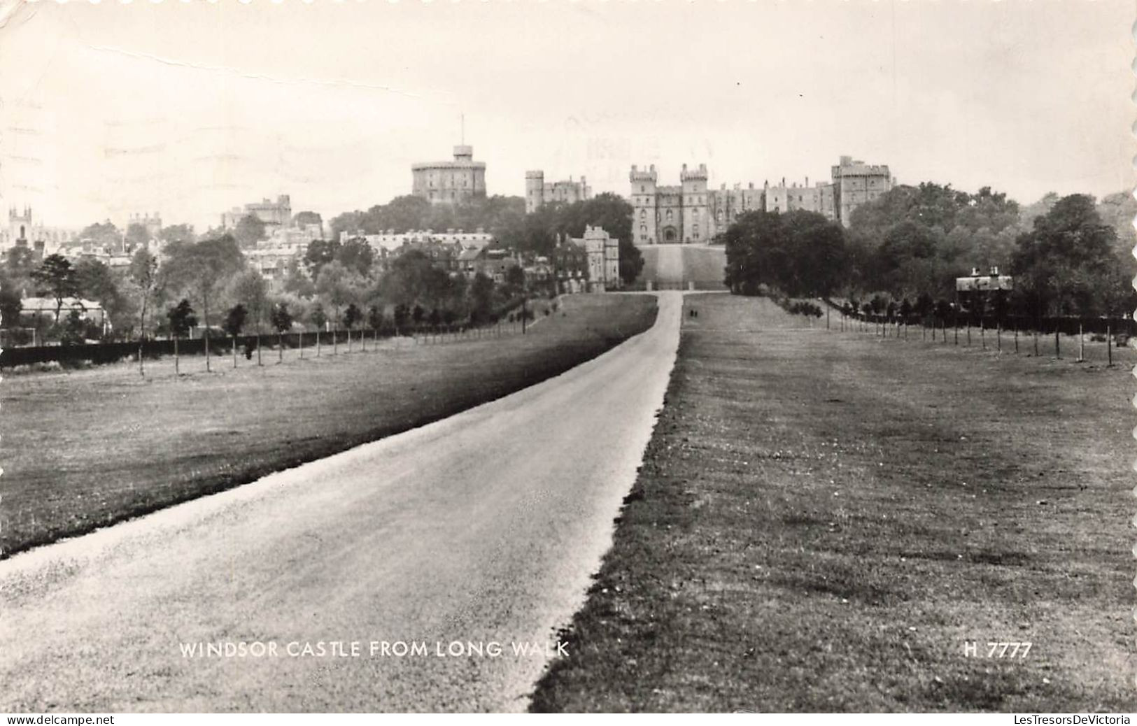 ROYAUME UNI - Angleterre - Windsor Castle From Long Walk - Carte Postale - Windsor Castle