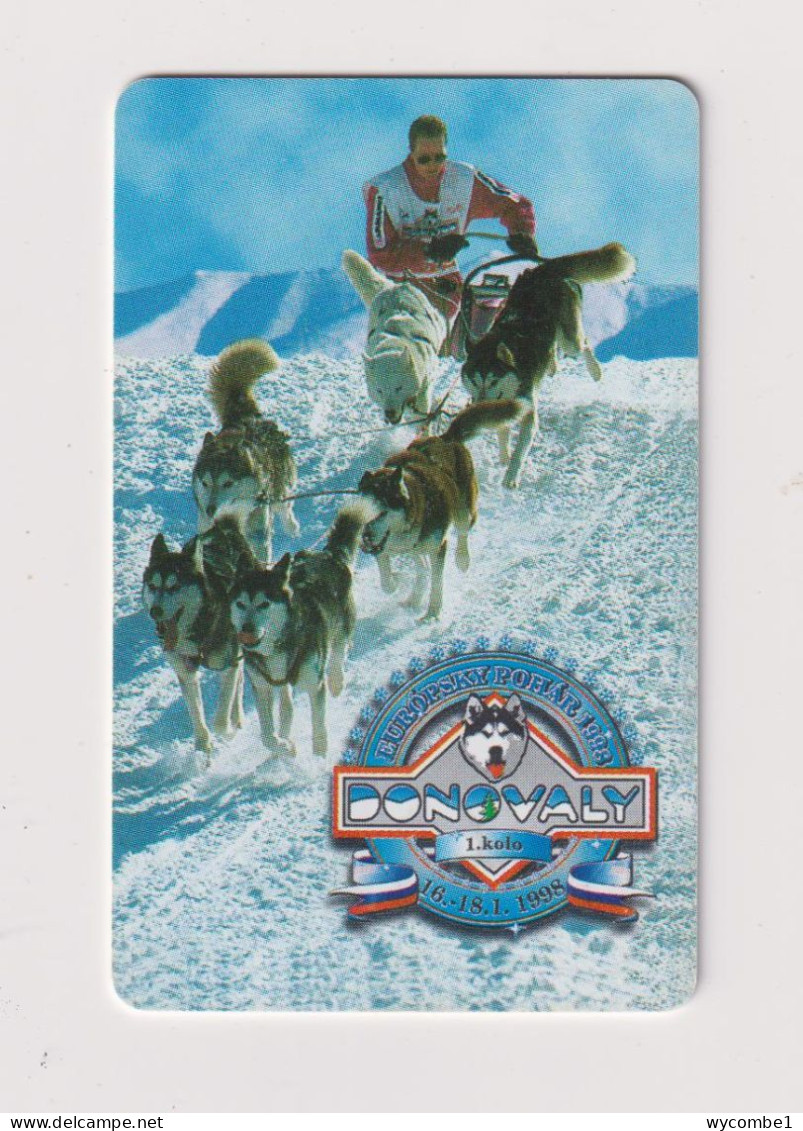 SLOVAKIA  - Dog Sled Chip Phonecard - Slovakia