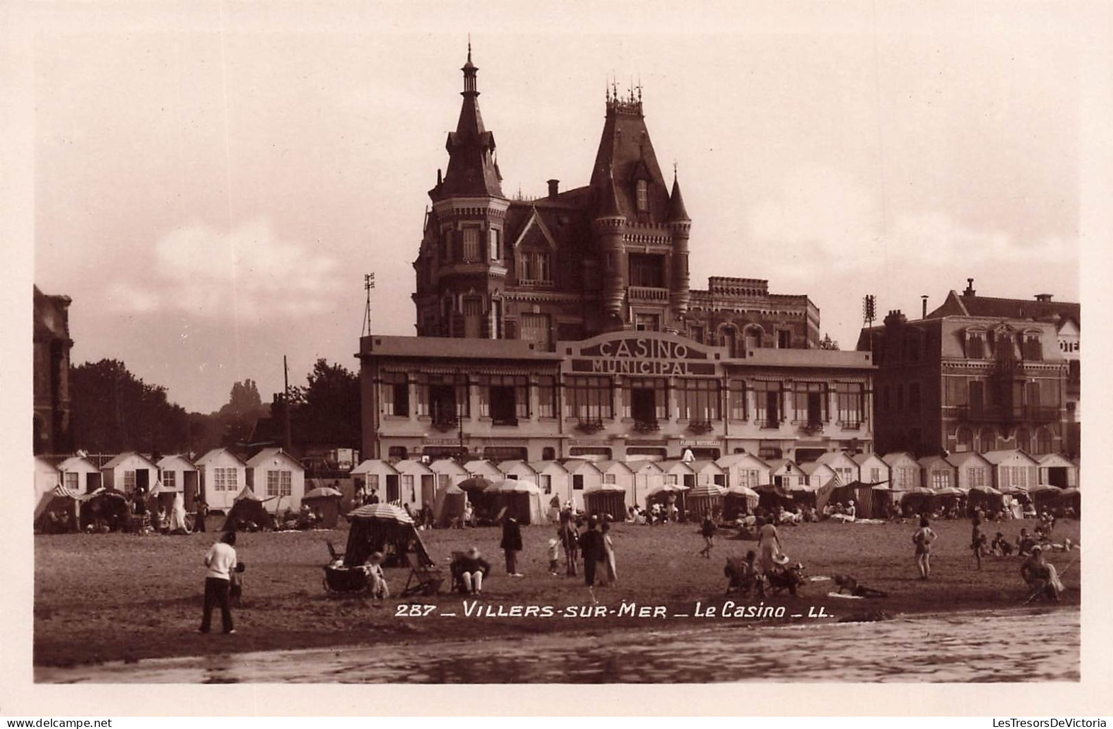 FRANCE - Villers Sur Mer - Vue D'ensemble Sur Le Casino - L L - Animé - Carte Postale Ancienne - Villers Sur Mer