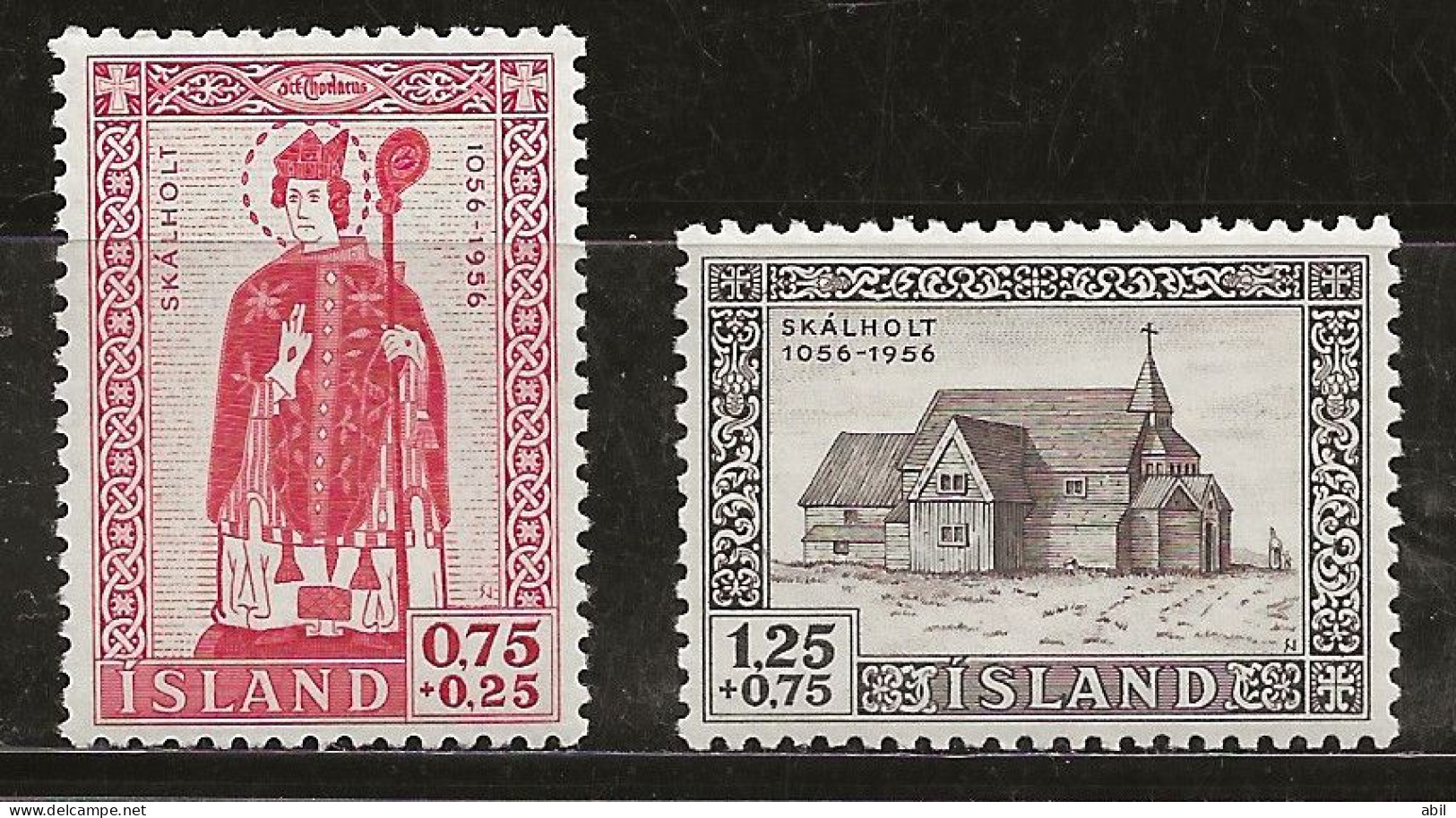 Islande 1956 N° Y&T : 258 Et 259 ** - Neufs