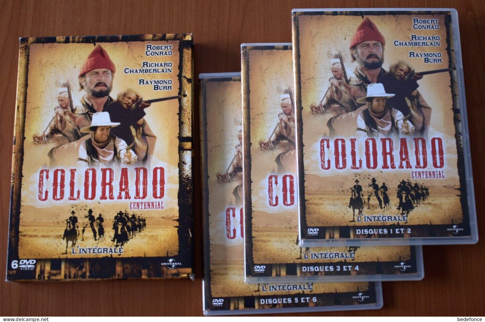 DVD - Colorado Centennial - Coffret Intégrale - 6 Dvd - R Conrad, R Chamberlain - TV-Serien