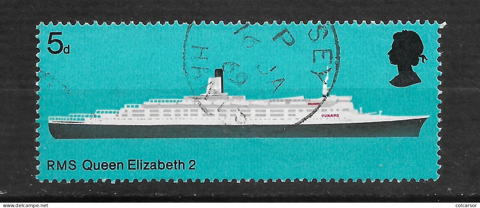 GRANDE  BRETAGNE " N°   549 "  QUEEN ELISABETH 2 " - Used Stamps