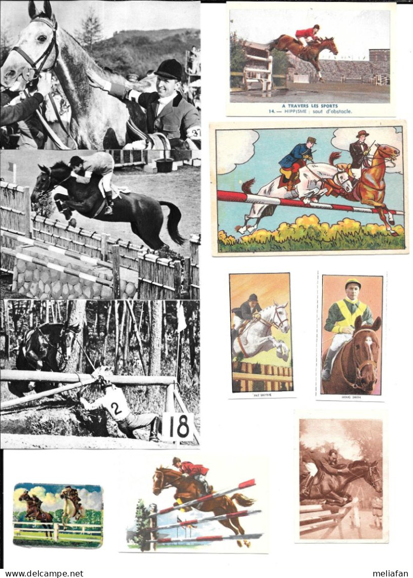 AA90 - LOT IMAGES DIVERSES EQUITATION - Equitazione