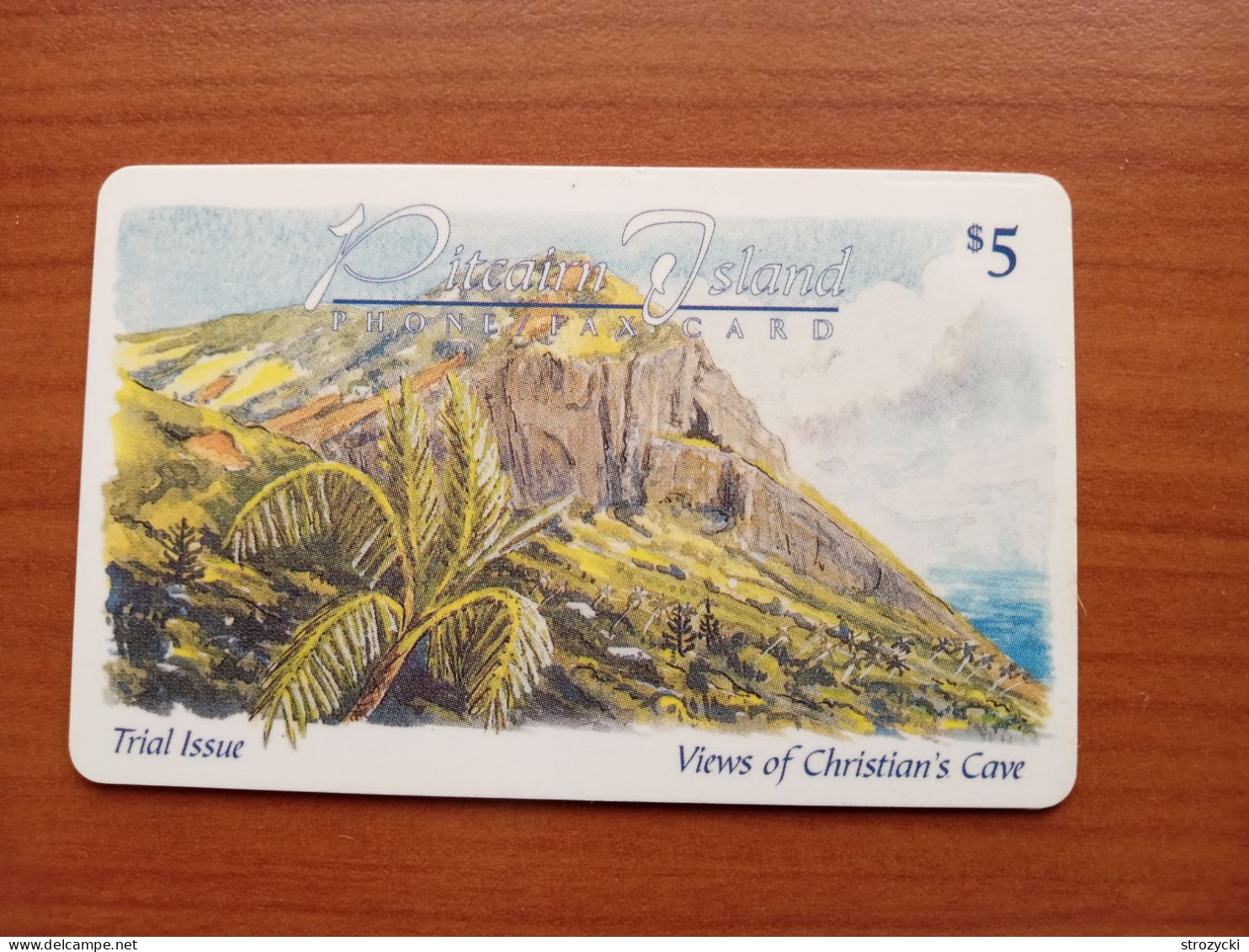 Pitcairn - Views Of Christian's Cave: Palm Tree - Islas Pitcairn