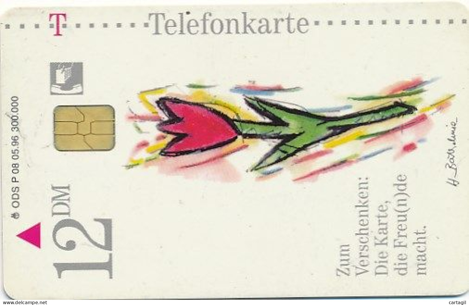 Carte Téléphonique Allemagne 12DM (motif, état, Etc  Voir Scans)+port - P & PD-Series: Schalterkarten Der Dt. Telekom