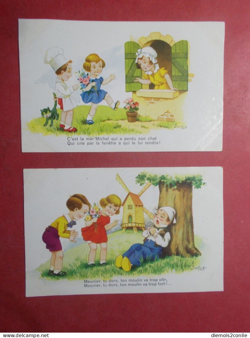 Cartes Postales - Lot 2 Fantaisies Illustrateur Jim Patt  (B70) - Fairy Tales, Popular Stories & Legends