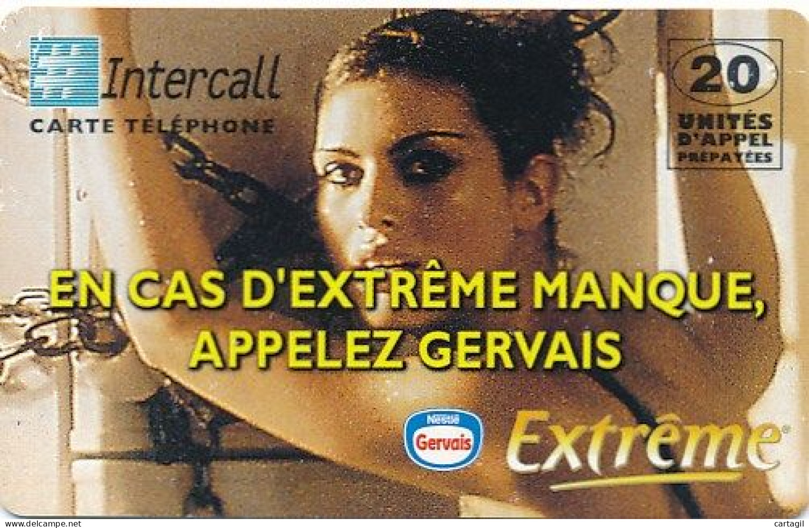 Carte Téléphone Intercall Gervais (motif, état Etc  Voir Scans)+port - Non Classés