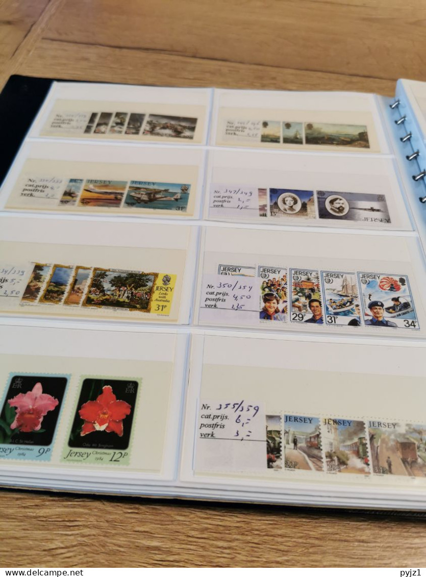 Guernsey, alderney, jersey, Man in 3 SAFE display albums