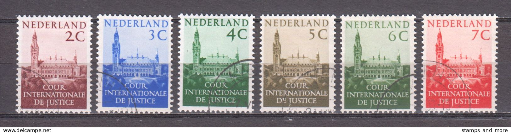 Netherlands 1951 NVPH Dienst D27-32 Canceled - Dienstmarken