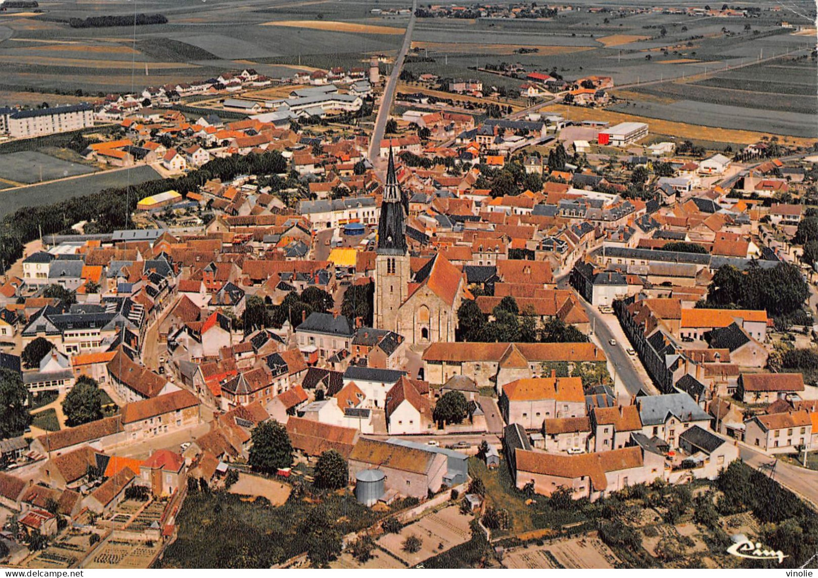 JK-23-6271 : BEAUNE-LA-ROLANDE. VUE AERIENNE - Beaune-la-Rolande