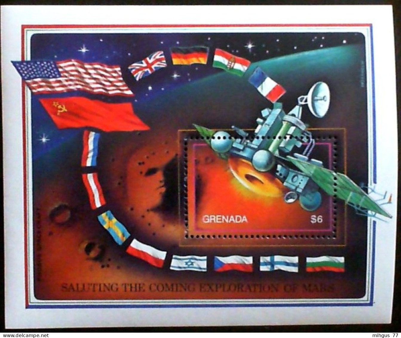 GRENADA , 1991.Mars Conquest - Oceania