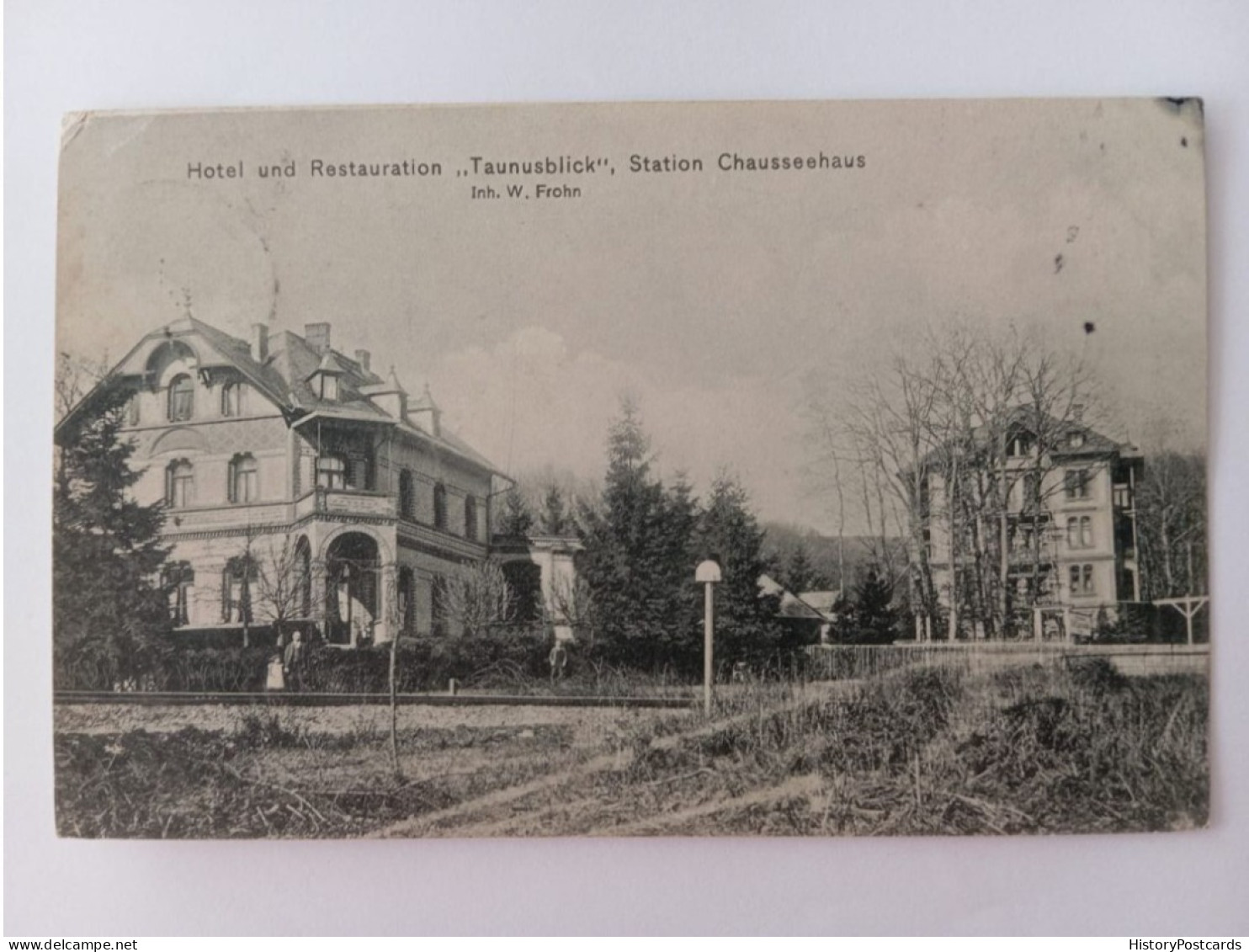 Hotel U. Restauration "Taunusblick", Station Chauseehaus, Wiesbaden, 1906 - Wiesbaden