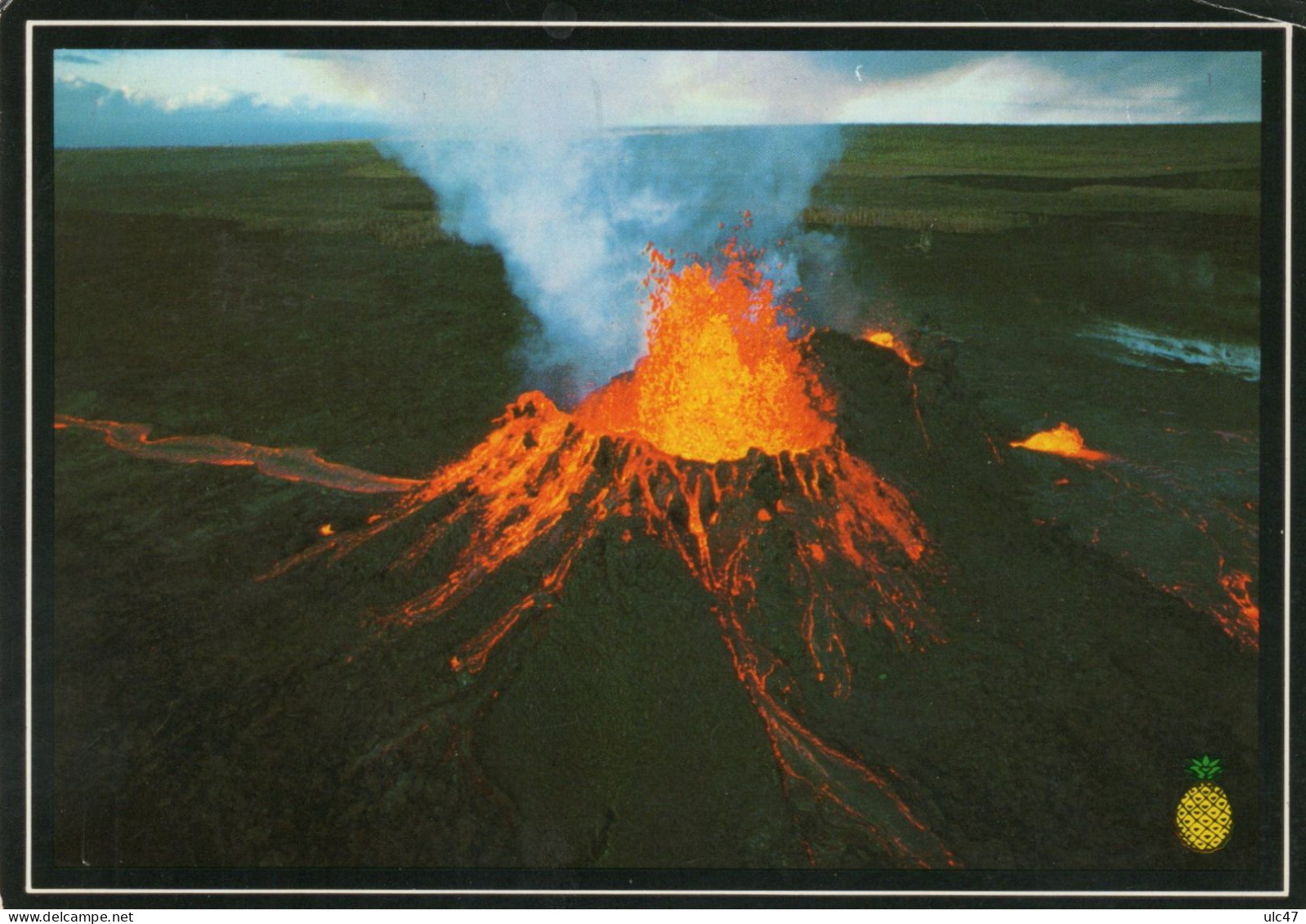 - KILAUEA VOLCANO, BIG ISLAND OF HAWAII - Scan Verso - - Big Island Of Hawaii