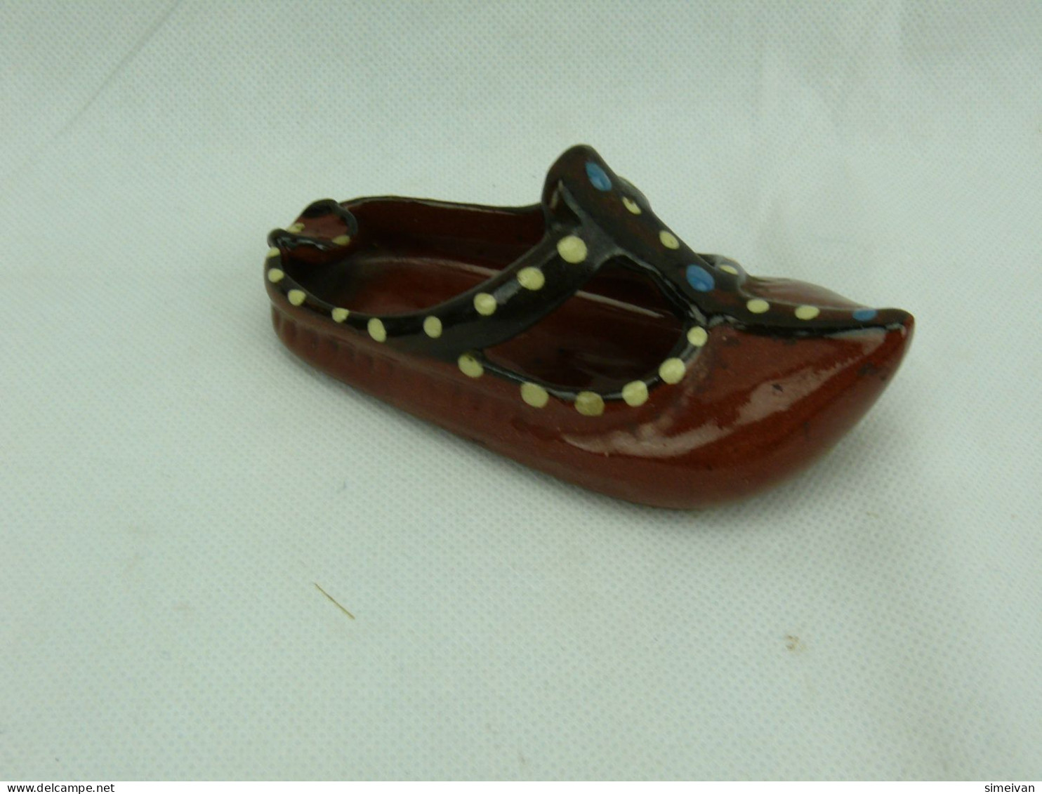Vintage Ceramic Ashtray Ancient Shoe One Slot #2289 - Asbakken