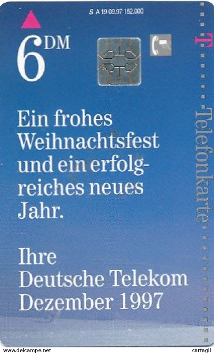 Carte Téléphonique Allemagne 6DM  (motif, état, Etc  Voir Scans)+port - A + AD-Series : Publicitarias De Telekom AG Alemania